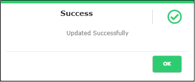 Branch edit success Message - CyLock